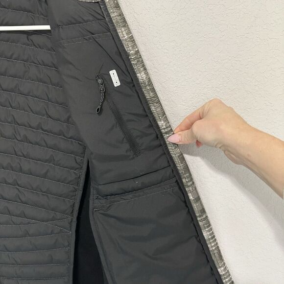 Eddie Bauer Women’s Ascent Storndown 800 Down Fill Camo Vest Size Large Puffer - Picture 9 of 11